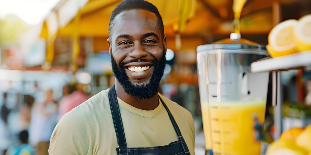 Kofi Juice Hene staffing model for juice businesses
